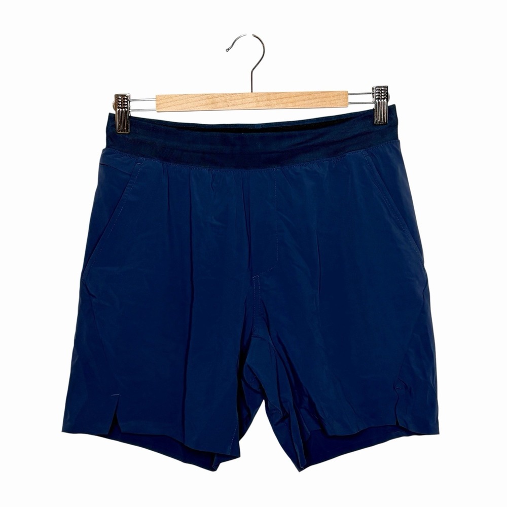 Ten Thousand Set Short Blue Mens Small Lined Hybrid Training Performance Tech